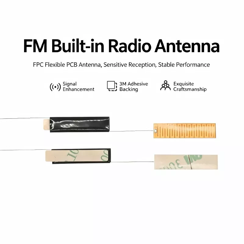 Integruota FM radijo antena